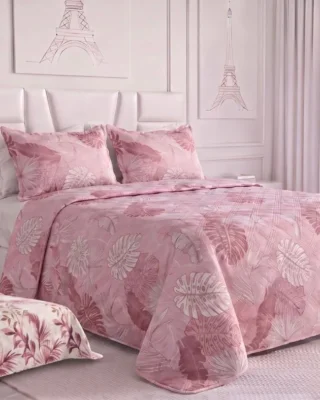 Tendido Español Estampado para Cama Semidoble y Doble + 2 Fundas
