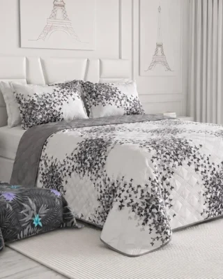 Tendido Español Estampado para Cama Semidoble y Doble + 2 Fundas