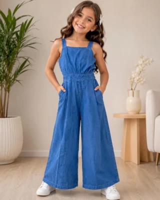 Enterizo en jean azul